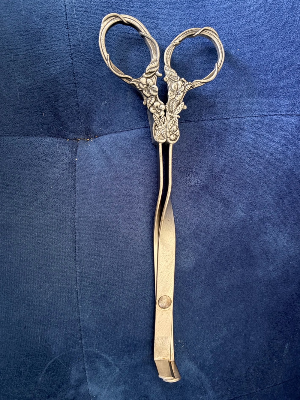 Vintage PartyLite Ornate Floral Wick Trimmer Scissors Candle Accessory